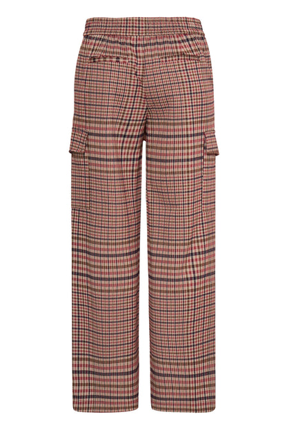 Ichi Kate Checkit Trousers Big Check