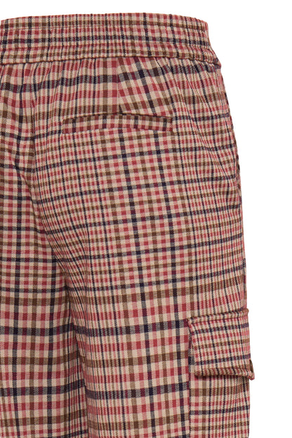 Ichi Kate Checkit Trousers Big Check