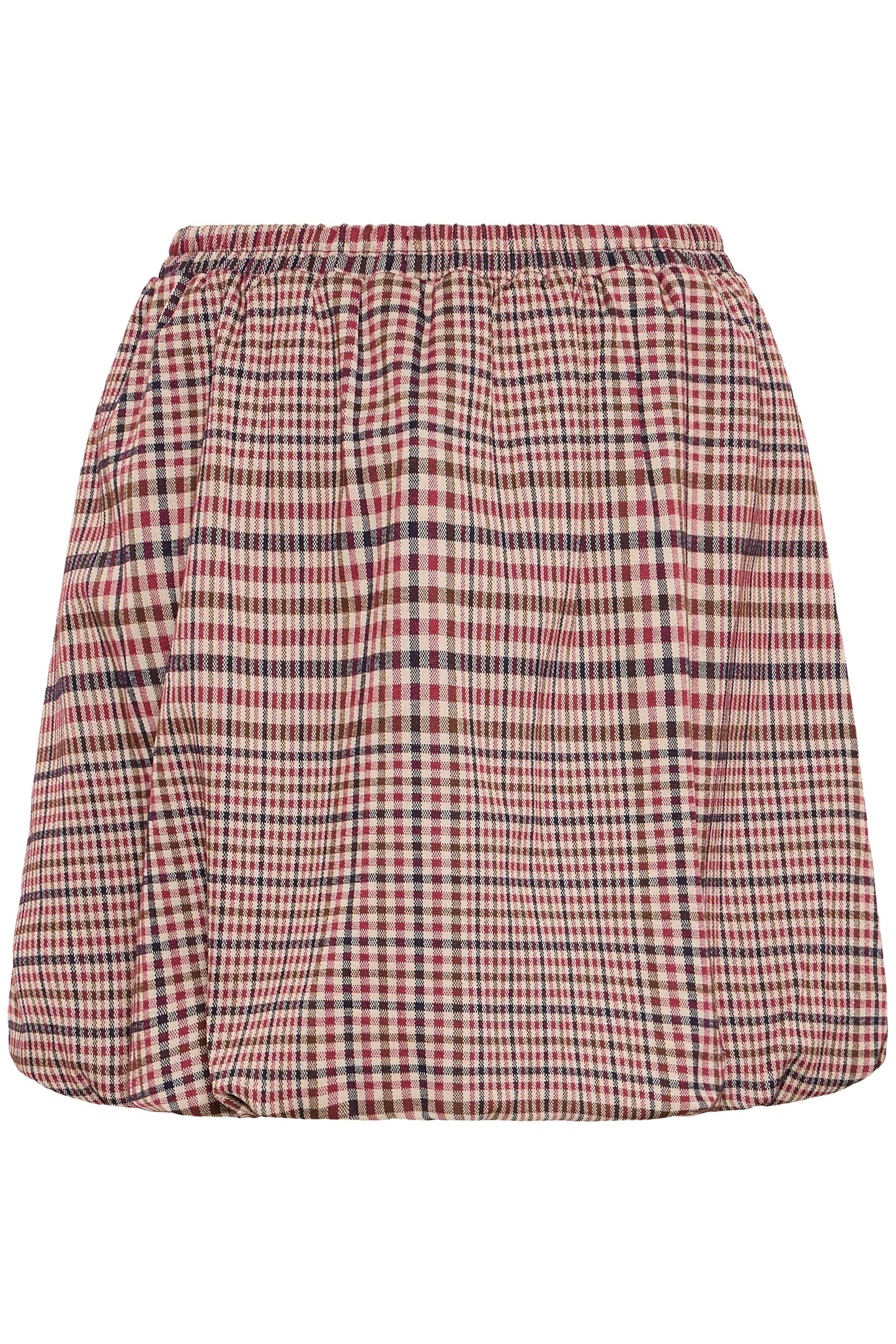 Ichi Kate Checkit Sk Skirt Big Check