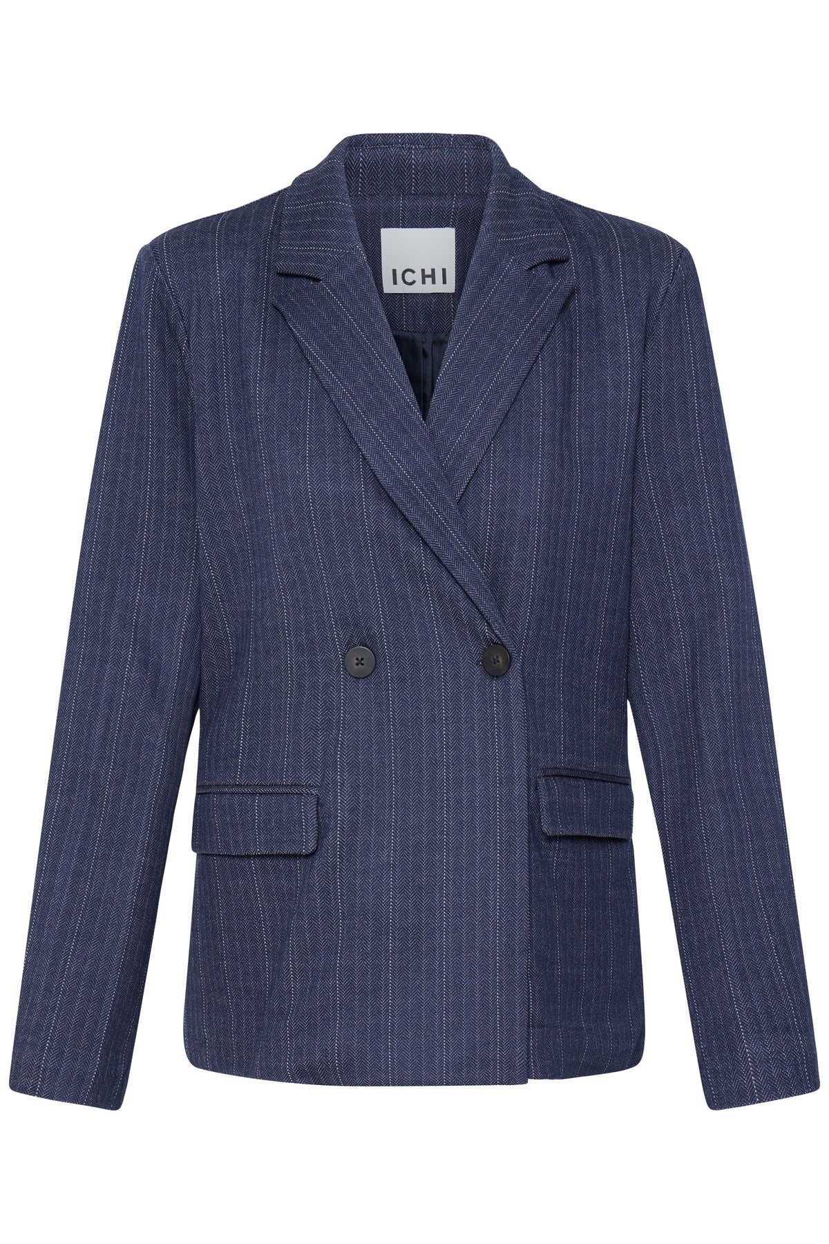 Ichi Kate Pinelle Blazer Dark Blue