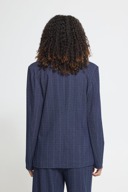 Ichi Kate Pinelle Blazer Dark Blue