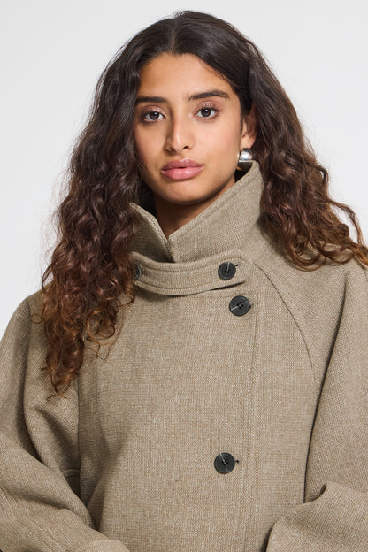 Ichi Gaziva Jacket Desert Taupe