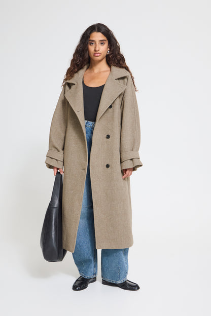 Ichi Gaziva Jacket Desert Taupe
