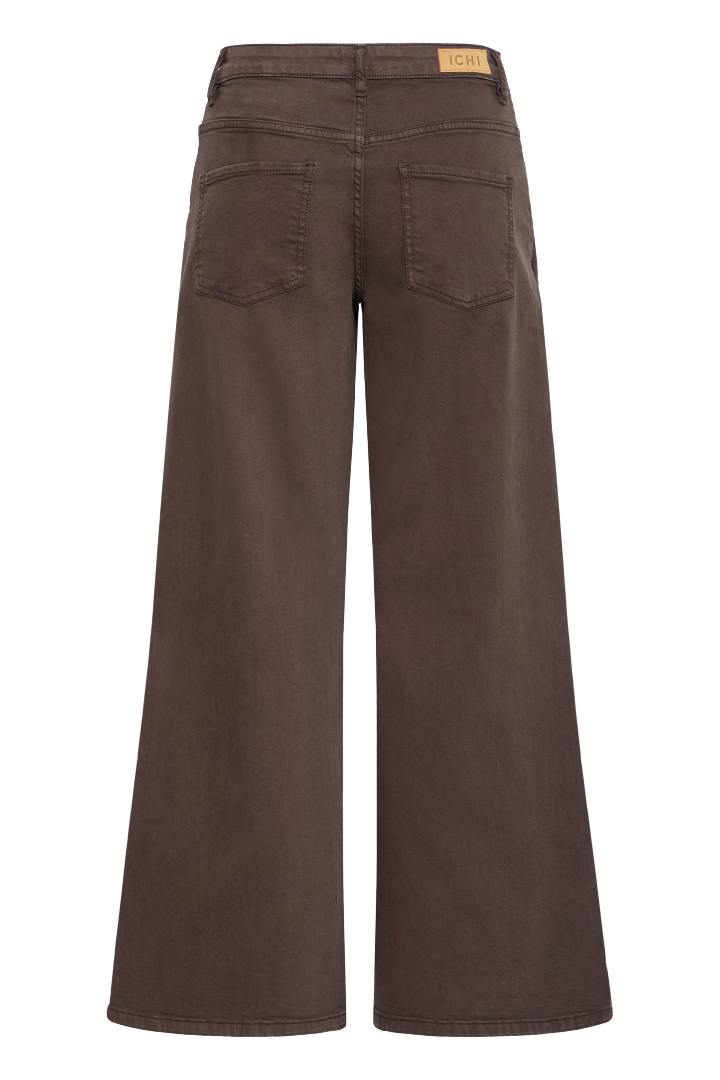 Ichi Ziggy Wide Jeans Coffee Bean