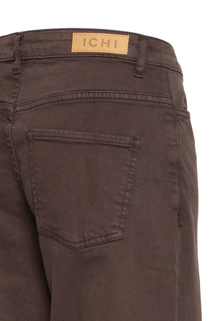 Ichi Ziggy Wide Jeans Coffee Bean