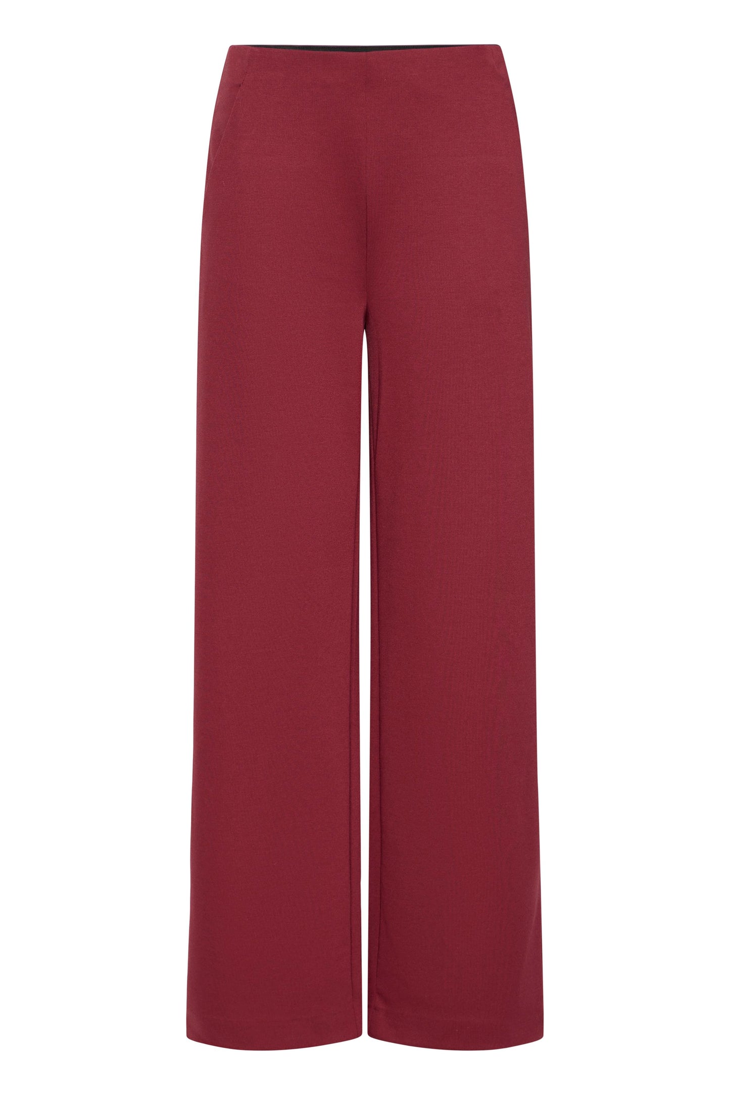 Ichi Kate Wide Trousers Rhododendron
