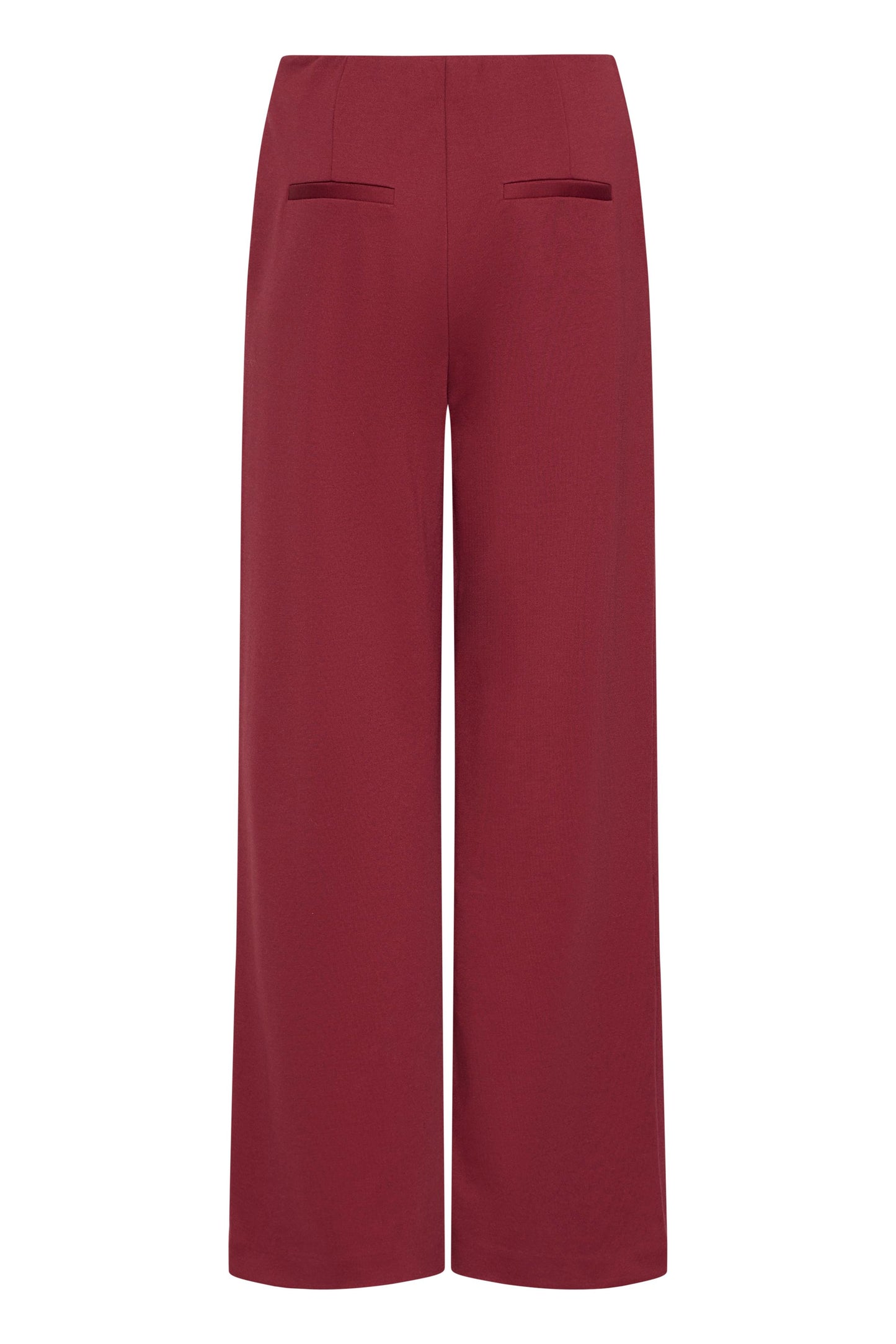 Ichi Kate Wide Trousers Rhododendron