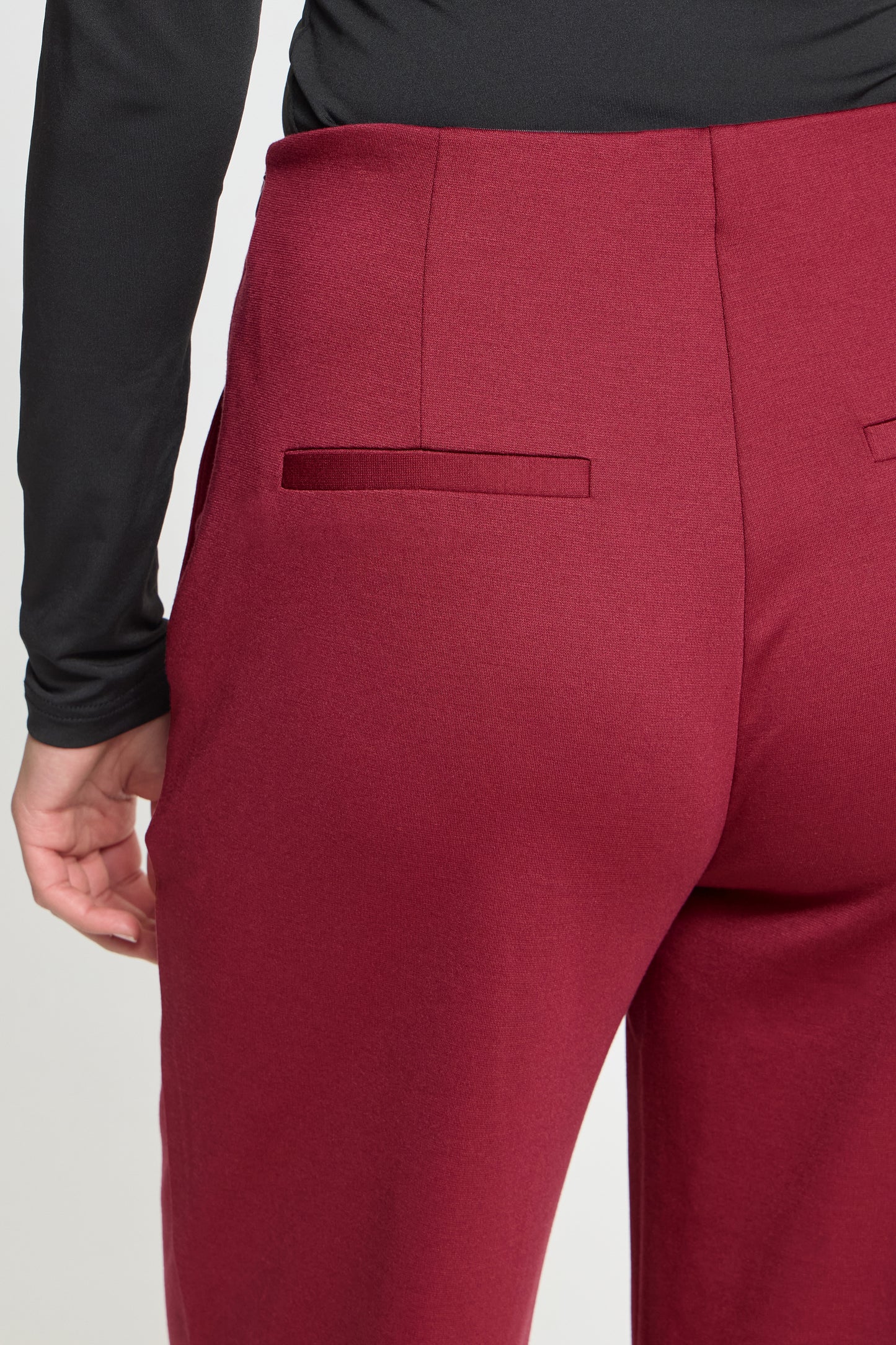 Ichi Kate Wide Trousers Rhododendron