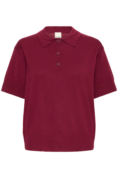 Ichi Luls Polo Pullover Rhododendron