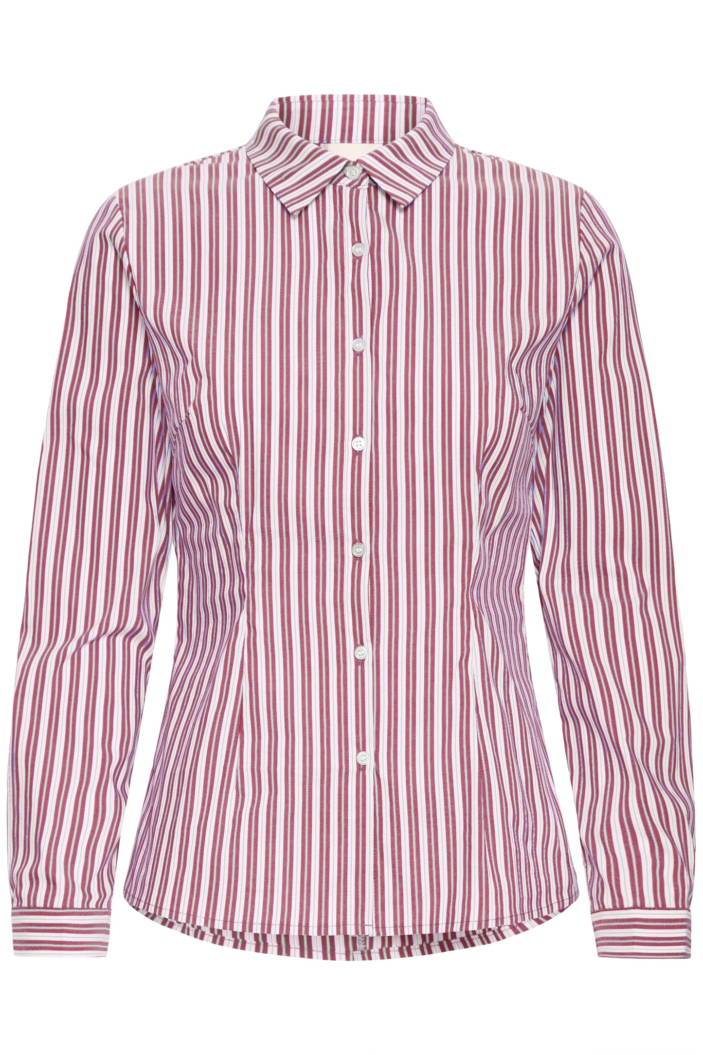 Ichi Dima Stripe Shirt Rhododendron Striped