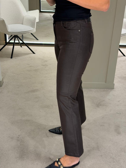 MAC Laura Flared Fit Jeans Truffle Brown
