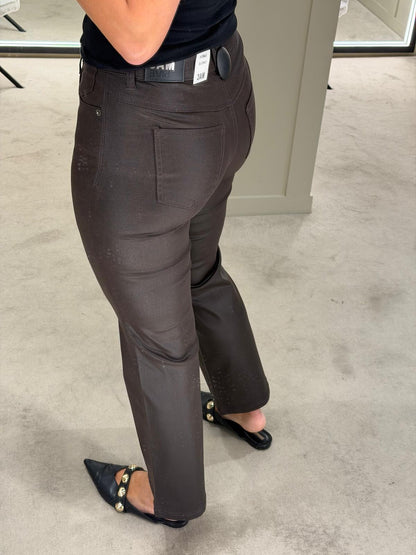 MAC Laura Flared Fit Jeans Truffle Brown