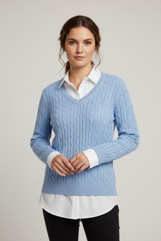 HV Polo Ava Pullover Lightblue