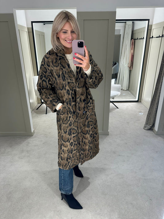 TSC Tami Leopard Print Coat