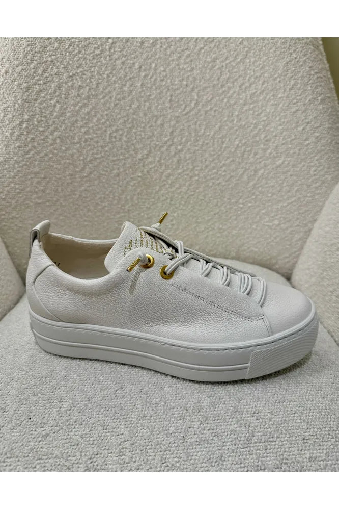 A/S Paul Green Trainer White/Gold