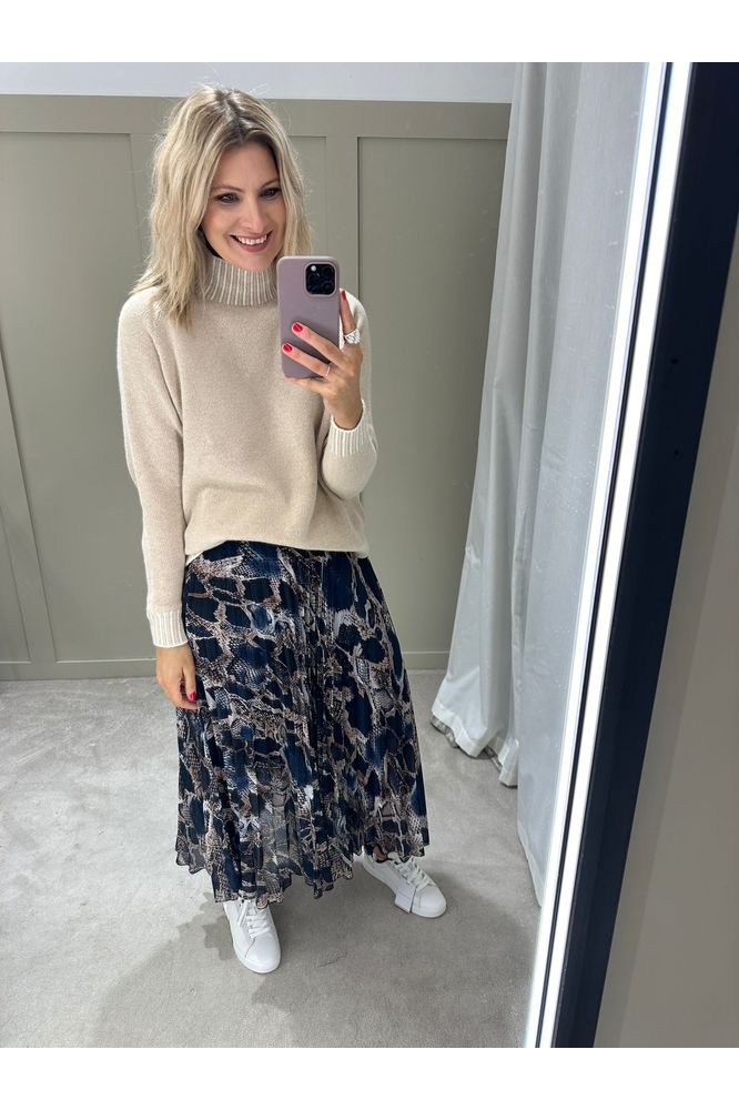 TSC Prisca Animal Print Skirt