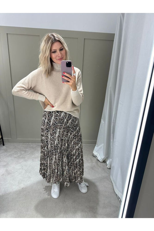 TSC Prisca Animal Print Skirt