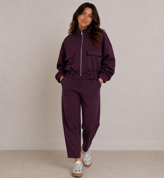Kayla Aubgerine Lesuire Suit