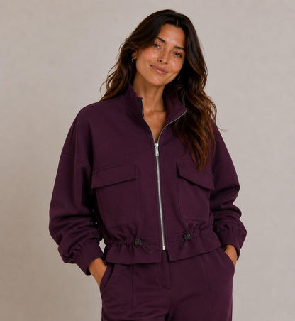 Kayla Aubgerine Lesuire Suit