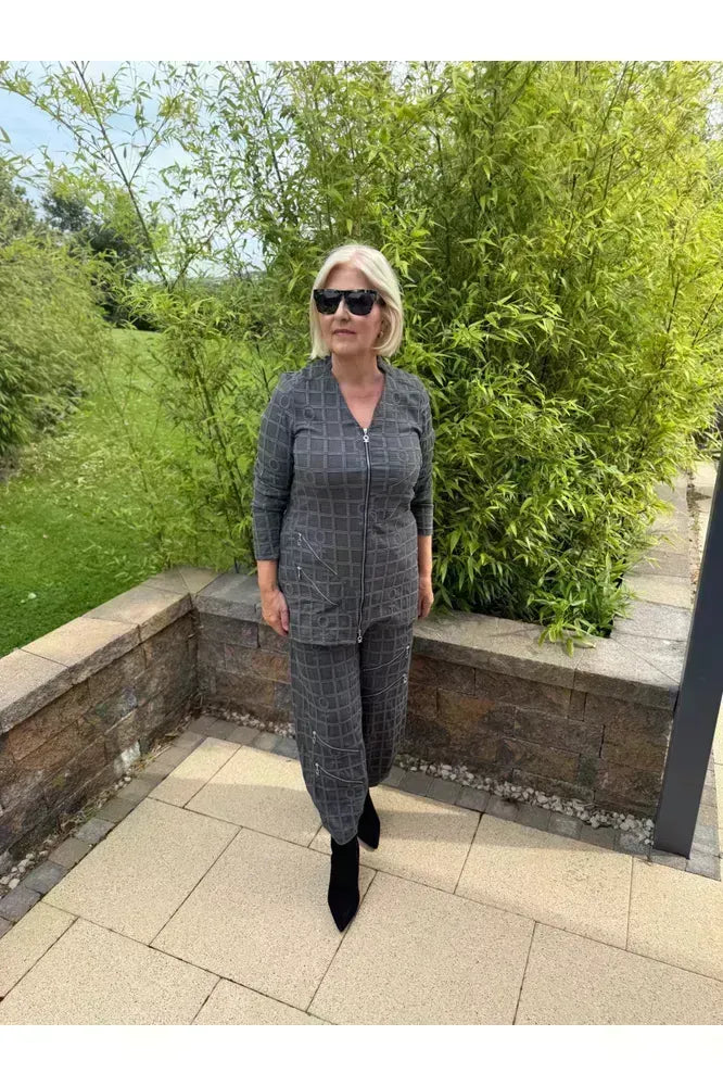 My Soul Bubble Long Jacket Grey