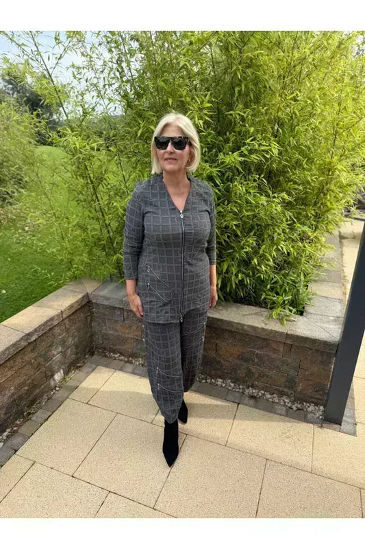 My Soul Bubble Long Jacket Grey