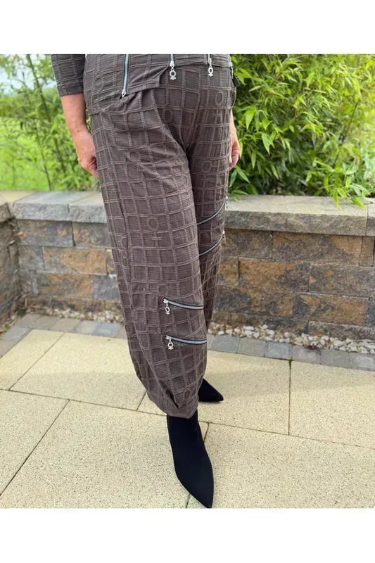 My Soul Bubble Wide Trousers Brown