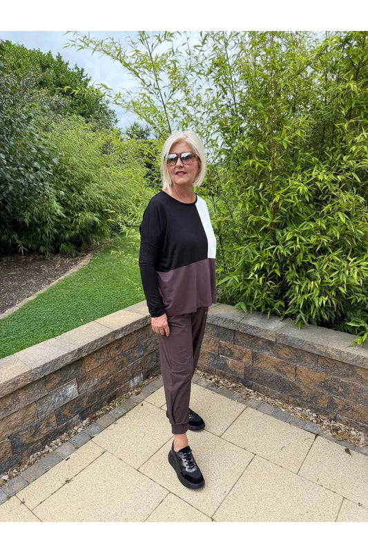 NAYA Color Block Top