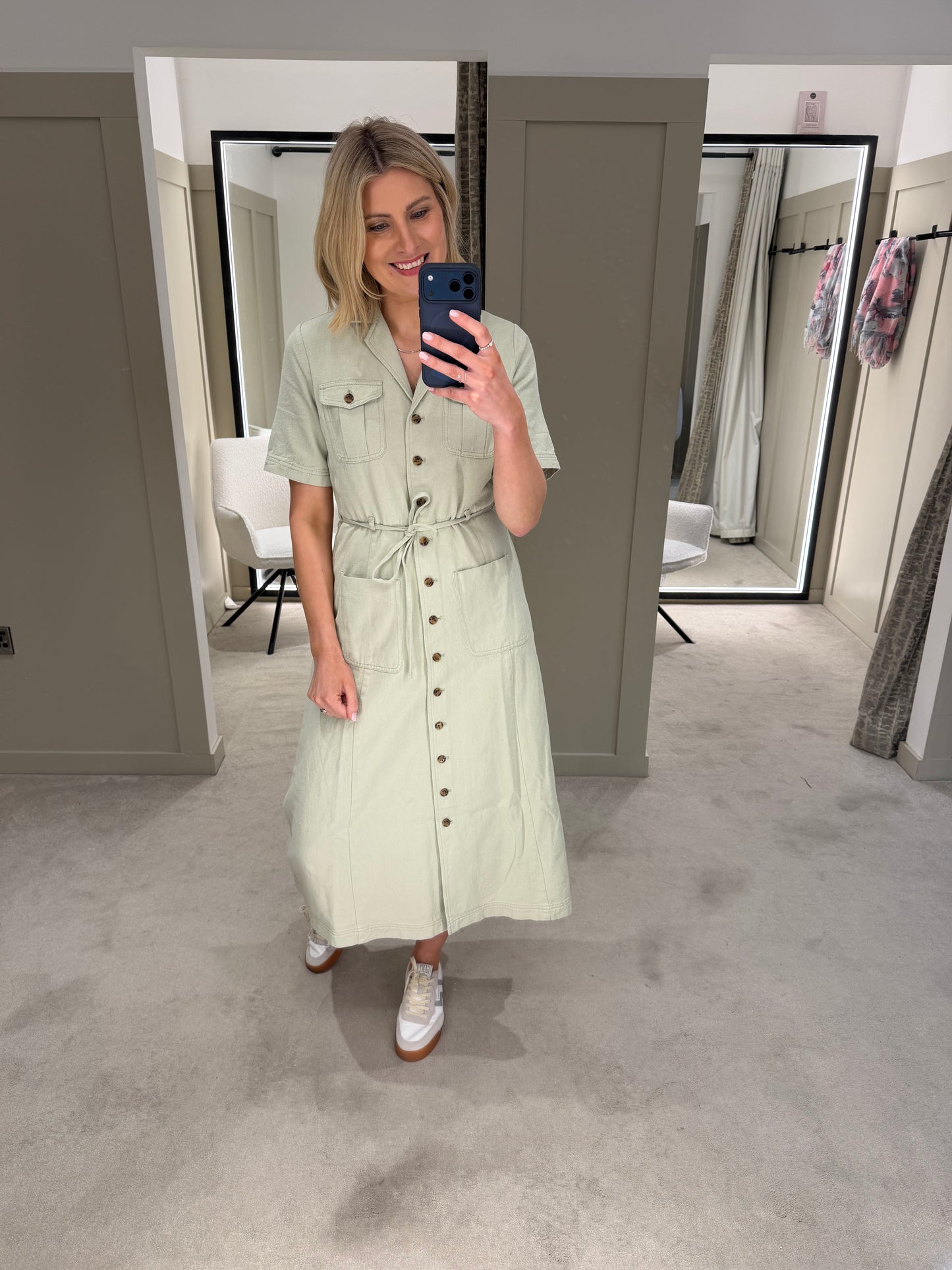 Atelier Rêve Kunis Dress Celadon Tint