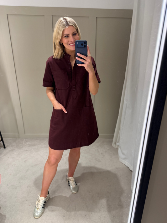 Sen Dress Deep Brown