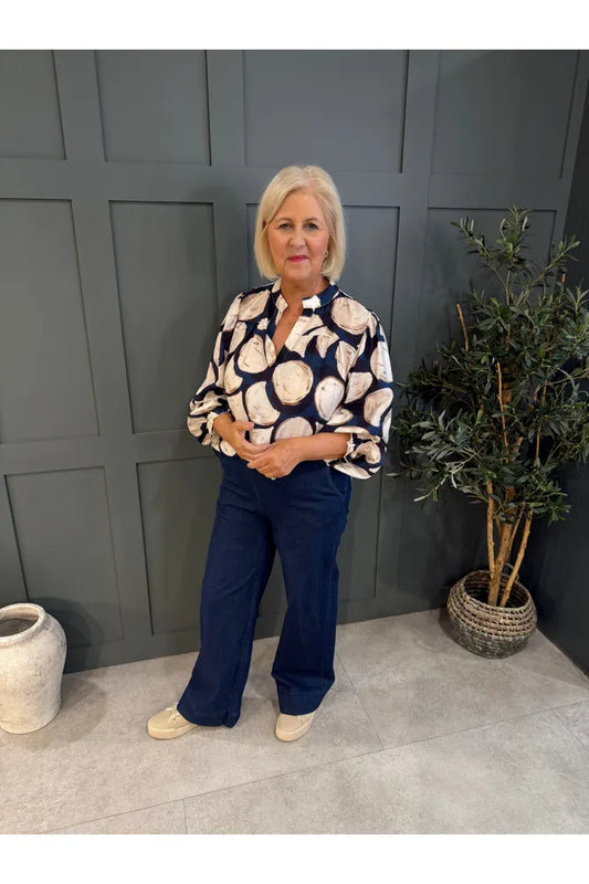 D.E.C.K Circle Tunic Blouse