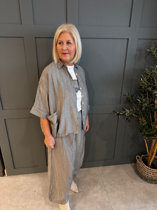 Ozai N Ku Shirt 860944 Taupe