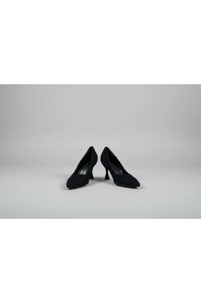 Paul Green Heels Samtziege Blau