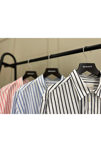 SS25 Gant REL Poplin Striped Shirt