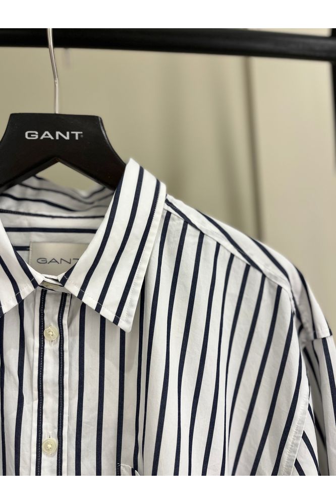 SS25 Gant REL Poplin Striped Shirt