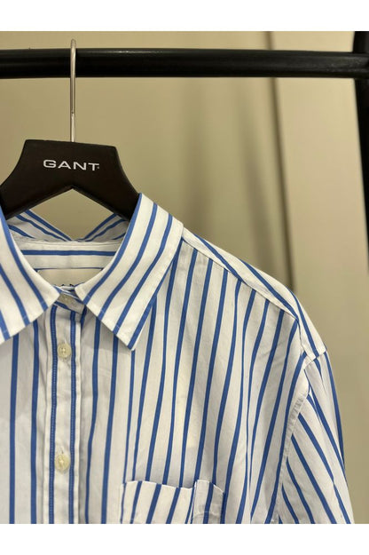 SS25 Gant REL Poplin Striped Shirt