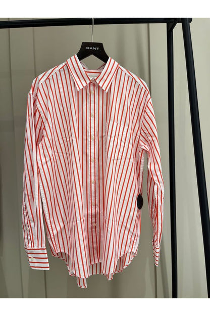 SS25 Gant REL Poplin Striped Shirt