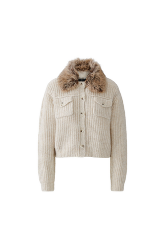 Oui Jacket Beige Melange 98024