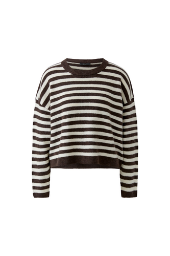 Oui Pullover Dk Brown 92275