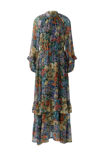 Oui Dress Lilac Yellow 99084