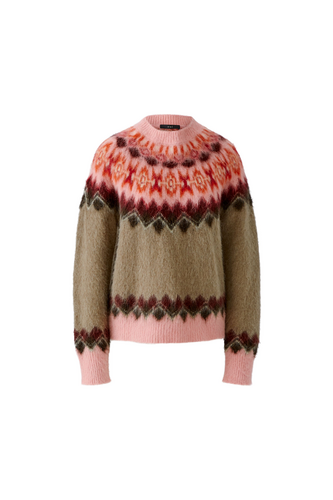 Oui Pullover Brown Rose 99847