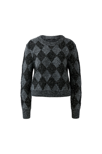 Oui Pullover Grey Silver 99800
