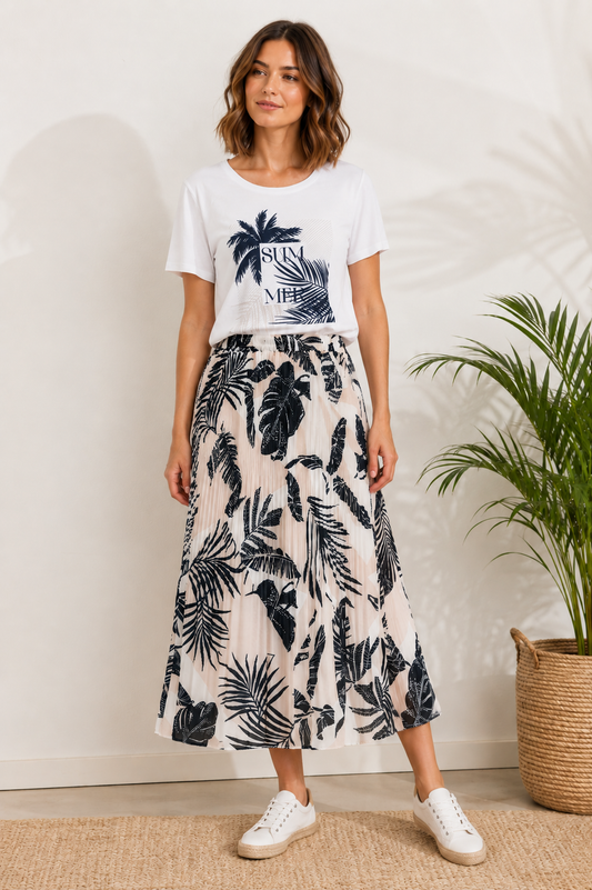 Frank Walder Leaf Graphic T-shirt 503460