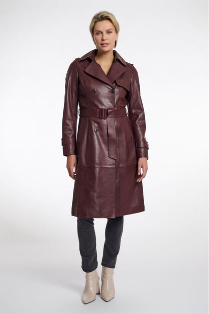 Rino & Pelle Irene Leather Trenchcoat