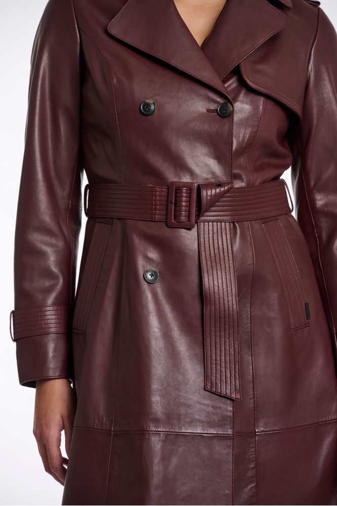 Rino & Pelle Irene Leather Trenchcoat