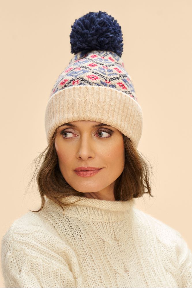 AW24 Powder Kristi Bobble Hat