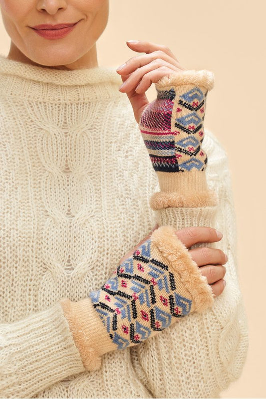 AW24 Powder Kristi Wrist Warmers