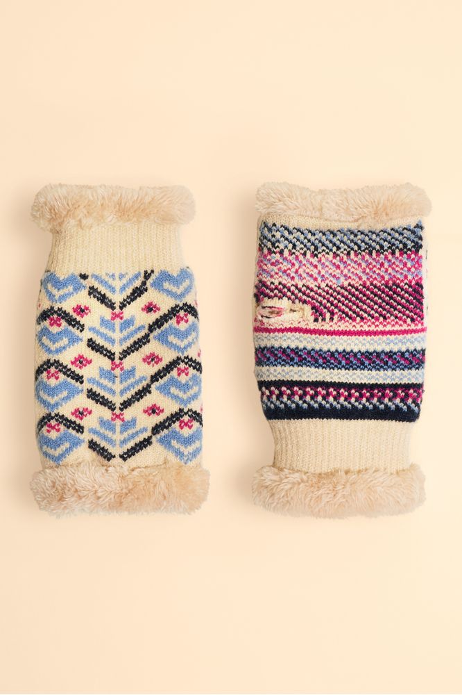 AW24 Powder Kristi Wrist Warmers