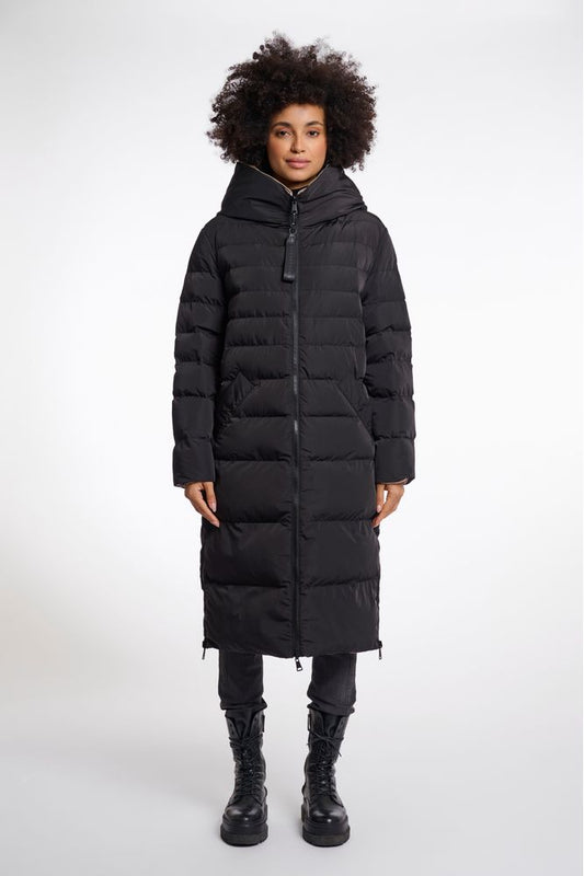 Rino & Pelle Black/Toffee Keila Coat