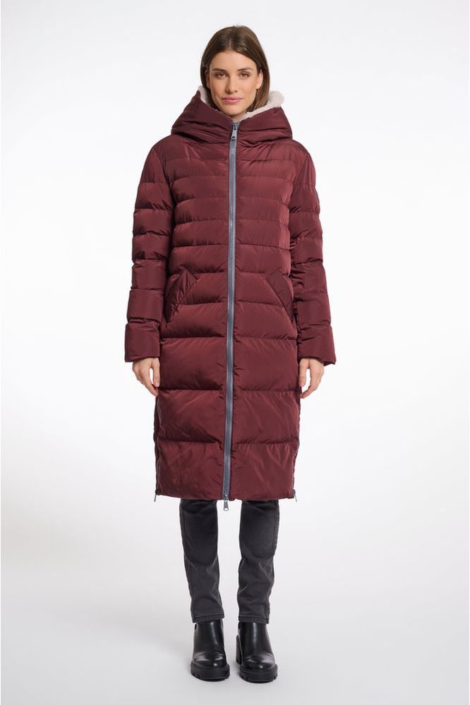 Rino & Pelle Keilafur Hooded Coat ChocBean
