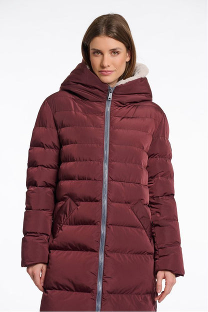 Rino & Pelle Keilafur Hooded Coat ChocBean